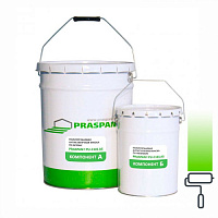 Полиуретановая антистатичная краска по бетону «PRASPAN® PU-C101 AS» зеленая полуматовая